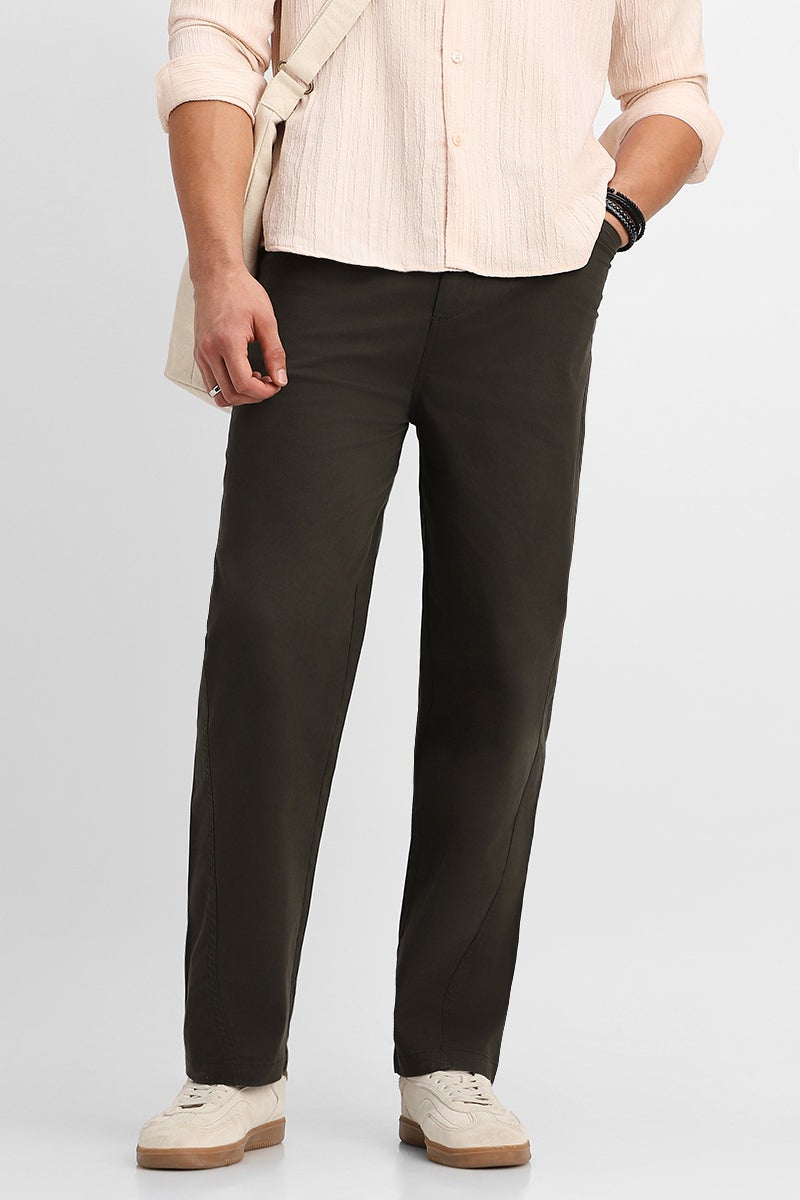 SNITCH Baggy Stretch Trousers - Image 1